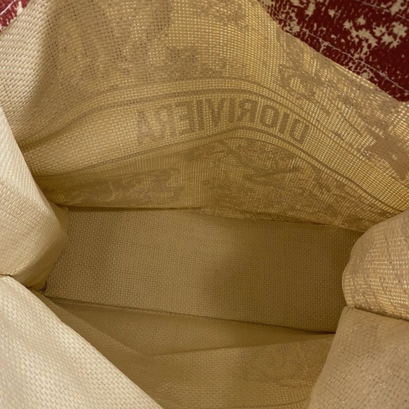 DIOR STRAW GWP TOTE RARE BLUE DIORIVIERA - Picture 5 of 6